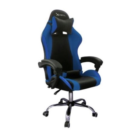 Silla Gamer Stylos XZ05 Soporte Lumbar Ergonómico Color Azul