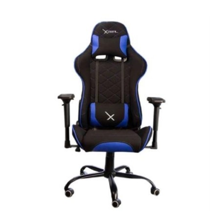 Silla Gamer Stylos XZ25 Tela/Brazos 4D Soporte Lumbar Color Azul