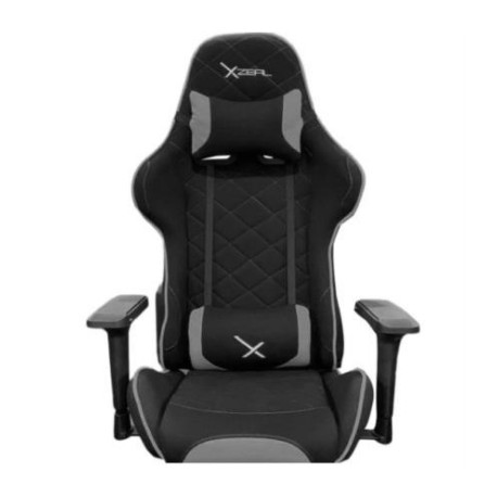 Silla Gamer Stylos XZ25 Tela/Brazos 4D Soporte Lumbar Color Negro