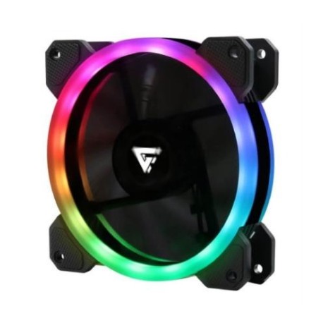 Ventilador Vorago Game Factor FG400 120mm RGB Dual Rin 5 Pines