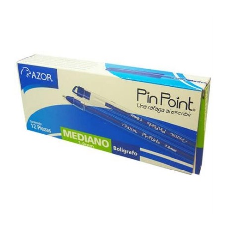 BOLIGRAFO PIN POINT P. MED 1.0MM AZUL CAJA C/12