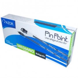 BOLIGRAFO PIN POINT P. MED 1.0MM NEGRO CAJA C/12