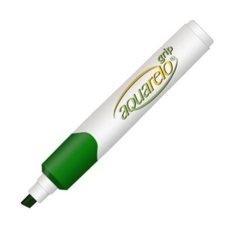 MARCADOR AQUARELO GRIP VERDE OBSCURO C/12 PZAS