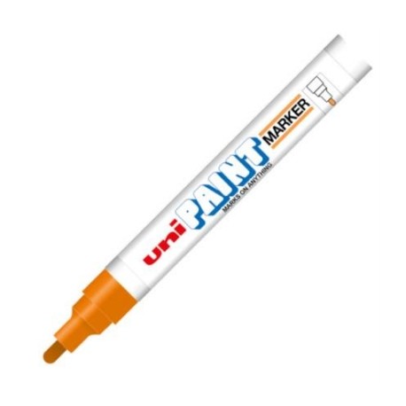 Marcador Azor PX-20 Uniball Paint Color Naranja c/12 Pzas