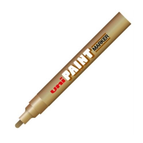 Marcador Azor PX-20 Uniball Paint Color Oro c/12 Pzas