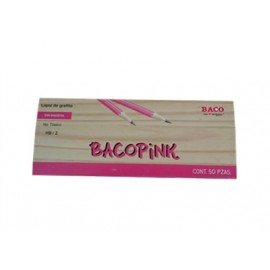 LAPIZ BACO ROSA C/50