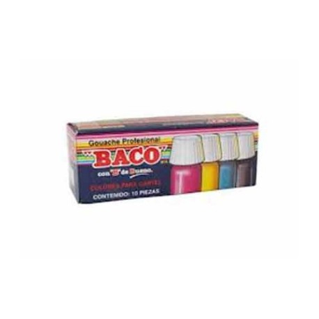 PINTURA BACO P/CARTEL 20ML ROSA MEXICANO 59 C/10