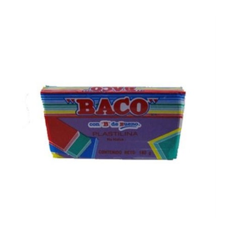 PLASTILINA BACO MARQUETA 180GRS COLOR LILA