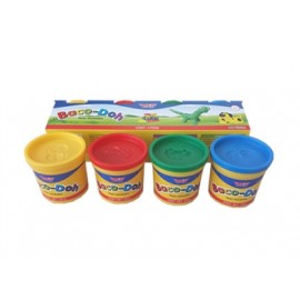 PLASTILINA BACO MOLDEABLE FAJILLA C/4 COLORES