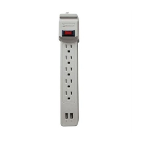 Supresor Koblenz SS-550 USB 550 Joules 5 Contactos Aterrizados Switch On/Off 2 Puertos USB