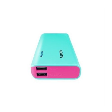 POWER BANK ADATA PT100 AZUL ROSA 10000MAH BATERIA