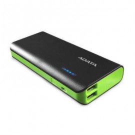 POWER BANK ADATA PT100 NEGRO VERDE 10000 MAH