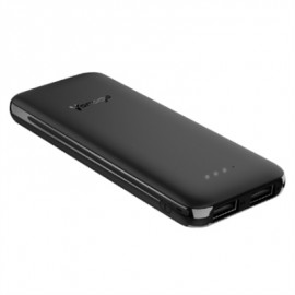 Power Bank Vorago PB-301 2 Puertos 5000 mAh 1A/2.1A Color Negro