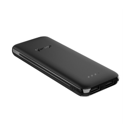 Power Bank Vorago PB-301 2 Puertos 5000 mAh 1A/2.1A Color Negro