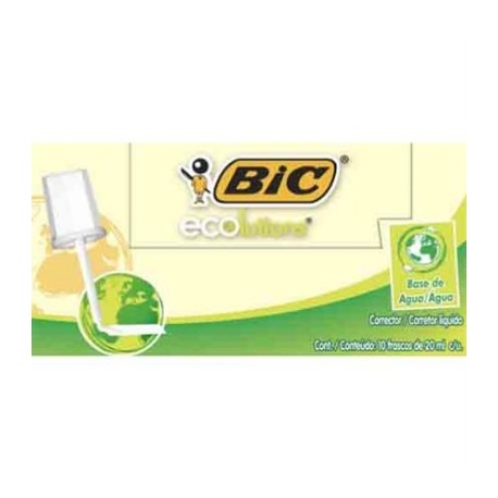 CORRECTOR BIC BASE AGUA ECOLUTIONS AQUA PQTE/10