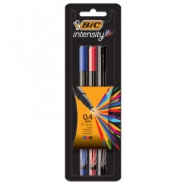 Rotulador BIC Intensity Clásico Fino Colores Surtidos C/3 Pzas