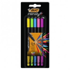 Rotulador BIC Intensity Fashion Fino Colores Surtidos C/5 Pzas