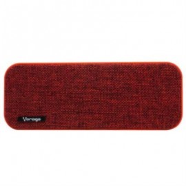 Bocina Vorago BSP-150 Bluetooth/MSD/USB/3.5mm Tela Color Rojo