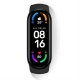 Band Xiaomi Mi Smart 6 Pantalla 1.56" AMOLED Cristal Templado Resistente al Agua Color Negro,Cable Huawei AP55S 2 en 1 Micro US