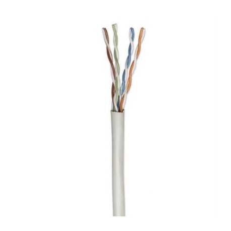 Bobina Cable Intellinet Cat 5e CCA UTP 305m Sólida Color Gris