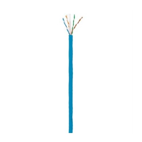 Bobina Cable Intellinet Cat 6 CCA 305m Sólida Color Azul