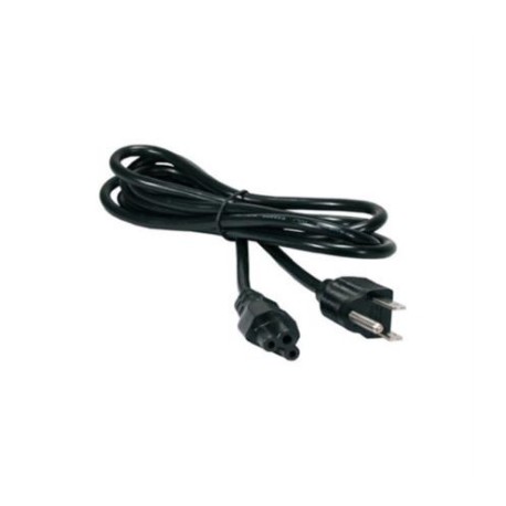 Cable Corriente Manhattan para Laptop Triple Color Negro