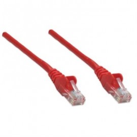 Cable Intellinet Red Cat5e UTP RJ45 M-M 1m Color Rojo