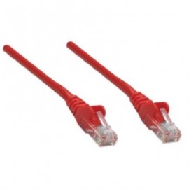 Cable Intellinet Red Cat6 UTP RJ45 M-M 0.5m Color Rojo