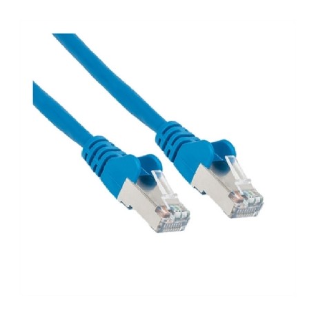 Cable Intellinet Red Cat6a S/FTP RJ45 0.9m Color Azul