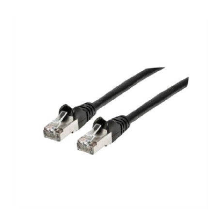 Cable Intellinet Red Cat6a S/FTP RJ45 50 Micras 3m Color Negro