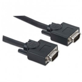 Cable Manhattan HD15 M-M para Monitor SVGA 7.5m Color Negro