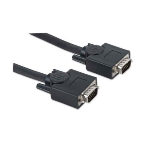 Cable Manhattan HD15 M-M para Monitor SVGA 7.5m Color Negro