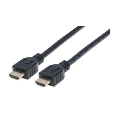 Cable Manhattan HDMI Alta Velocidad con Ethernet Blindado 2m Color Negro