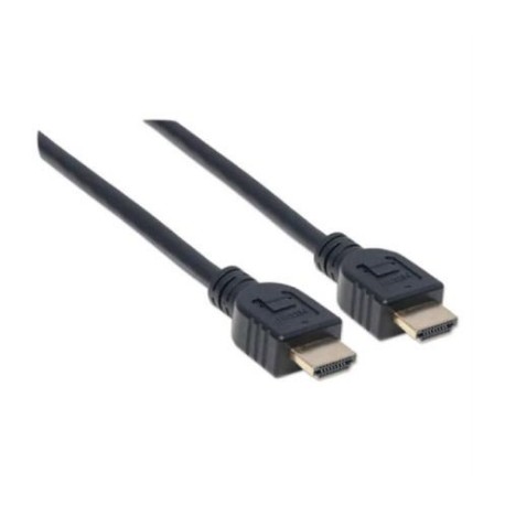 Cable Manhattan HDMI M-M Alta Velocidad con Ethernet 1m Color Negro