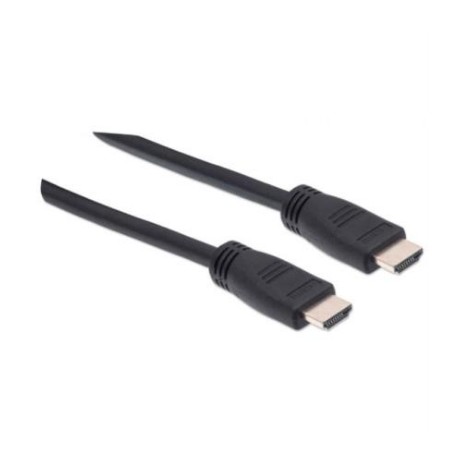 Cable Manhattan HDMI M-M Alta Velocidad Ethernet 8m Color Negro