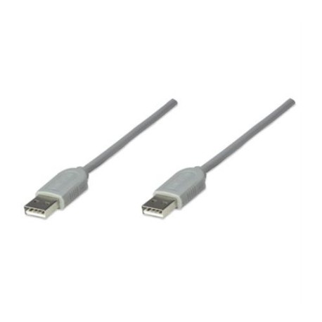 Cable Manhattan USB A-A 1.8m Color Gris