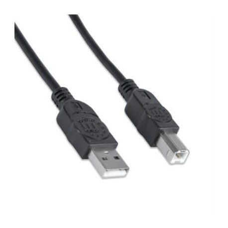 Cable Manhattan USB B Alta Velocidad 2.0 A-B3m Color Negro