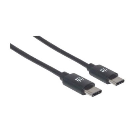 Cable Manhattan USB-C 2.0 Alta Velocidad 50cm Color Negro