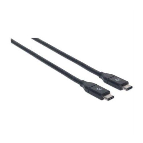 Cable Manhattan USB-C 3.2 Súper Velocidad 50cm Color Negro