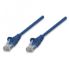 Cable Red Intellinet CAT5e UTP 0.45m Color Azul