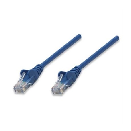 Cable Red Intellinet CAT5e UTP 0.45m Color Azul