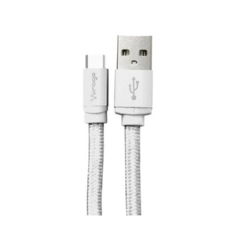 CABLE VORAGO CAB-123 USB-TIPO C 1 METRO CARGA RAPIDA BLANCO