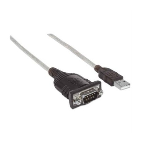 Convertidor Manhattan USB a Puerto Serial 1.8m