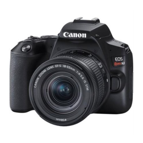 Camara Canon EOS Rebel SL3 con Lente EF-S 18-55mm Sensor CMOS 24.1MP