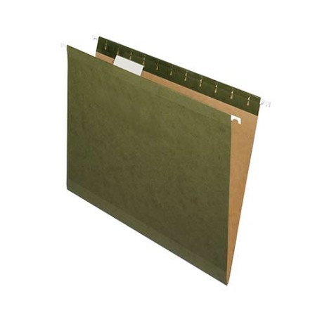 CARPETA OXFORD COLGANTE CARTA VERDE TRADICIONAL C/25 PZAS