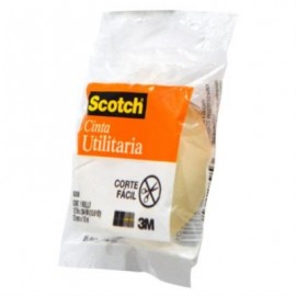 Cinta 3M Scotch 508 en Bolsa 0.012x10m Paquete C/8