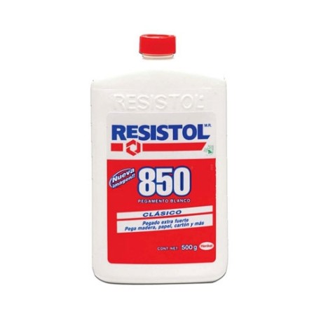 PEGAMENTO BLANCO RESISTOL 850 FAMILIAR 500GRS