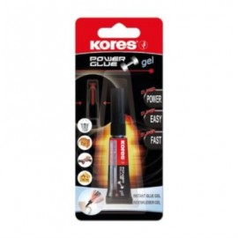 PEGAMENTO INSTANTANEO KORES POWER GLUE 3GR BLISTER