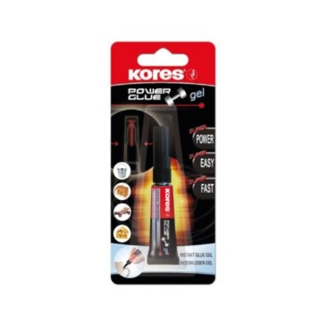 PEGAMENTO INSTANTANEO KORES POWER GLUE 3GR BLISTER