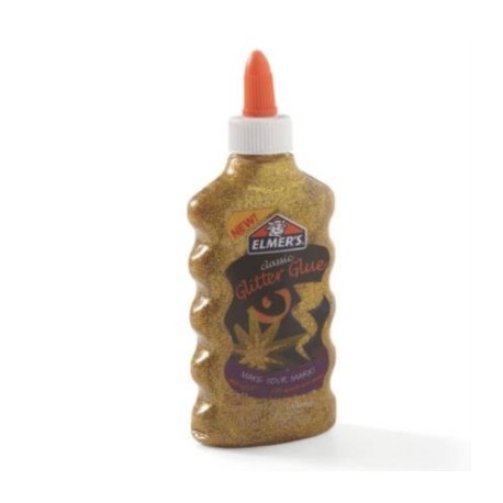 Pegamento Líquido Elmers Glitter Dorado 177ml